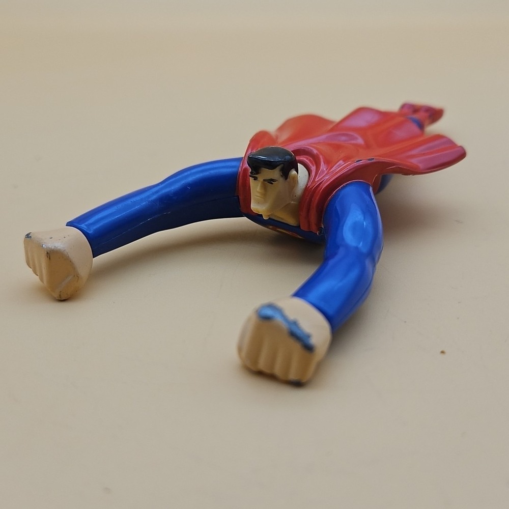 1997 DC Comics Burger king Flying Superman Balance Action Figure Toy